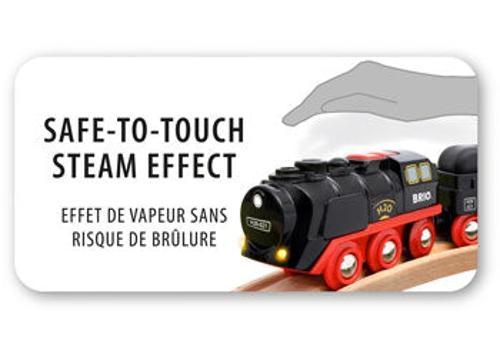 BRIO - Battery Operated Steaming Train 3 Pieces
