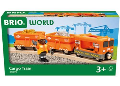 BRIO - Gold Cargo Train 6 Pieces