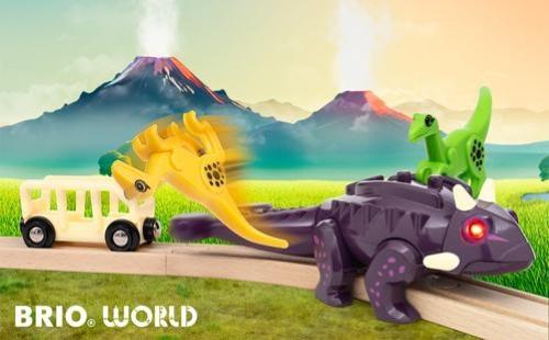 BRIO - Dinosaur Attack Set 4 pieces