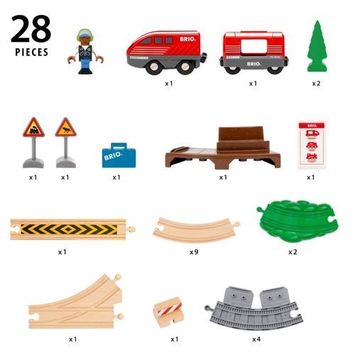 BRIO - Pullback Train Set 28 pieces
