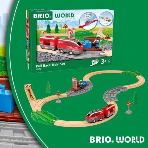 BRIO - Pullback Train Set 28 pieces