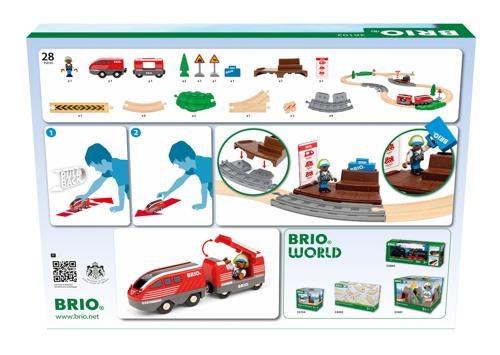 BRIO - Pullback Train Set 28 pieces