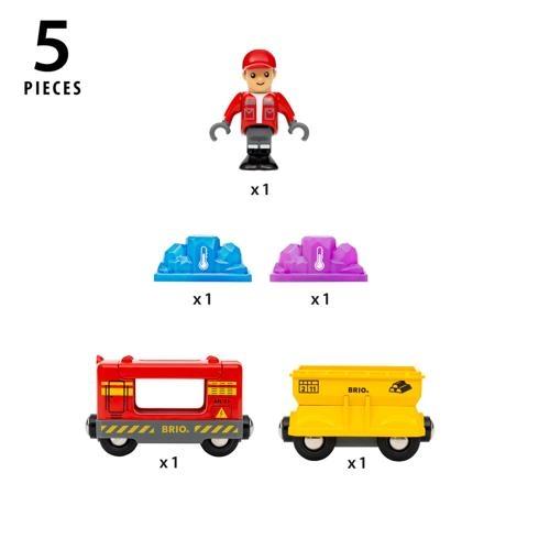 BRIO - Gemstone Cargo Train 5 pieces