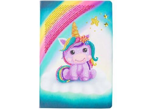 Crystal Art - Unicorn Smile Notebook 18x26cm