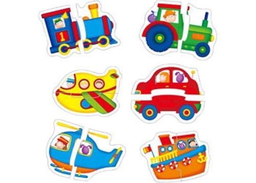 Galt - Baby Puzzles - Transport 2 Pieces