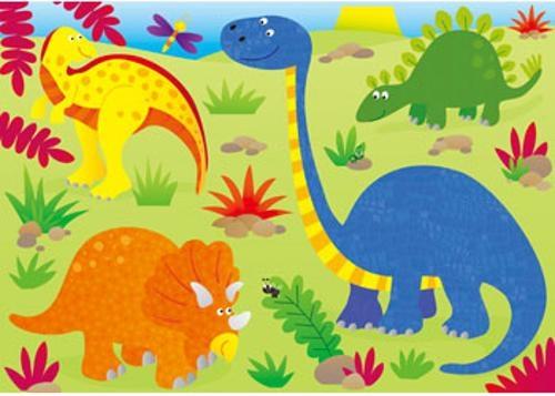 Galt - 4 puzzles in a box - Dinosaurs