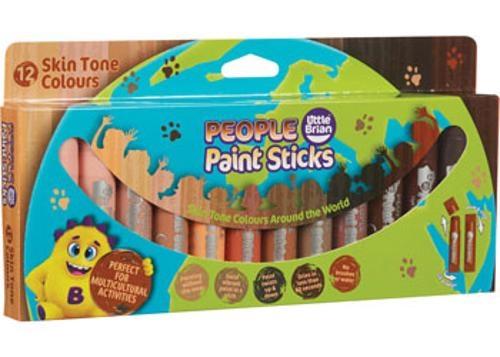 Little Brian Paint Sticks - People 12pk