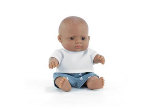 Miniland - My Friends & Me Latin Boy Baby Doll 21Cm