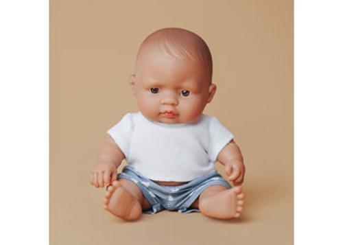 Miniland - My Friends & Me Latin Boy Baby Doll 21Cm