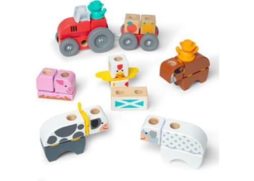 Melissa & Doug - Blockables Farm Play Set