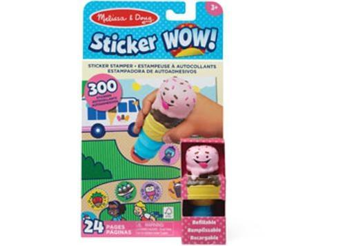 Melissa & Doug - Sticker WOW! Activity Pad Set - Ice Cream