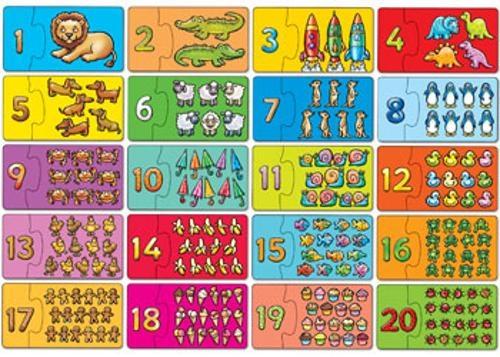 Orchard Toys - Match and Count 20 Pieces Puzzle