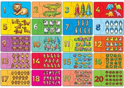 Orchard Toys - Match and Count 20 Pieces Puzzle