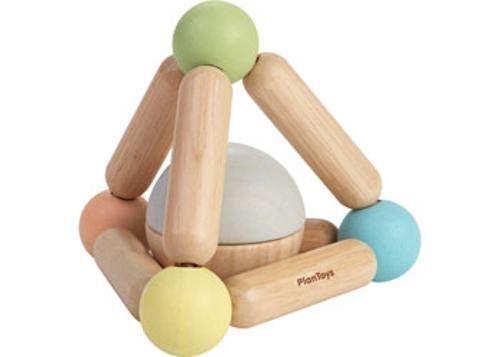 PlanToys - Triangle Clutching Toy Pastels