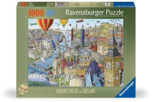 Ravensburger - Around the UK and Ireland Puzzle 1000 Pieces