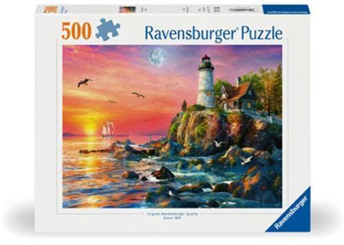 Ravensburger - Lighthouse at Sunset Puzzle 500 Pieces