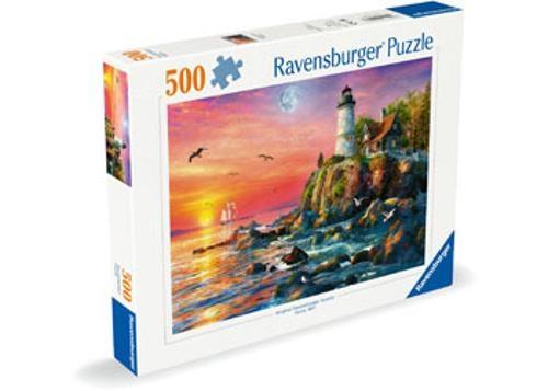Ravensburger - Lighthouse at Sunset Puzzle 500 Pieces