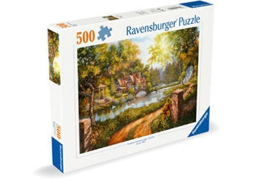 Ravensburger - Cottage by the River Puzzle 500 Pieces