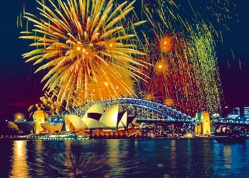 Ravensburger - Fireworks Over Sydney Australia Puzzle 1000 Pieces
