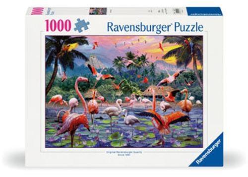 Ravensburger - Pink Flamingos Puzzle 1000 Pieces