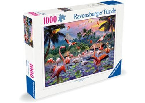 Ravensburger - Pink Flamingos Puzzle 1000 Pieces