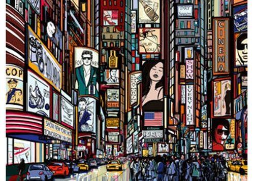 Ravensburger - Colorful New York Puzzle 1000 Pieces