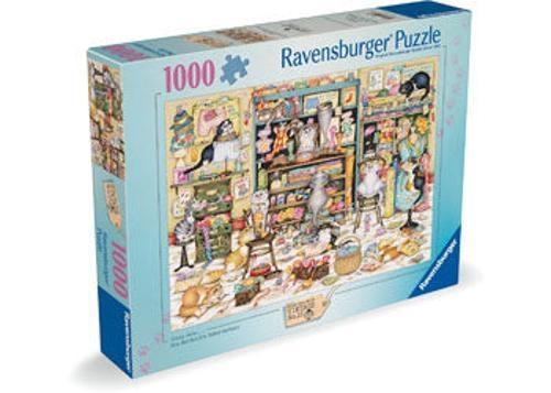 Ravensburger - Crazy Cats Mrs Hardwicks Haberdashery Puzzle 1000 Pieces