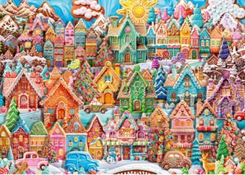 Ravensburger - Christmas Cookie Village Puzzle 1000 Pieces