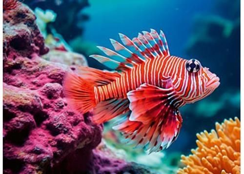Ravensburger - Red Lionfish Puzzle 500 Pieces
