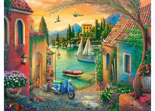 Ravensburger - European Villa Views Puzzle 750 Pieces