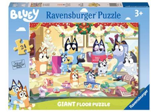 Ravensburger - Bluey Christmas Giant Floor Puzzle 24 Pieces