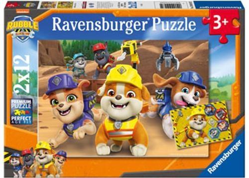 Ravensburger - Rubble & Crew Team in Action! Puzzle 2x12 Pieces
