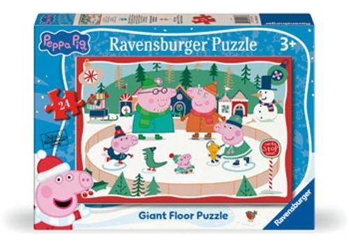Ravensburger - Peppa Pig Christmas Giant Floor Puzzle 24 Pieces