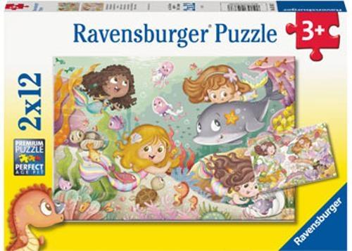 Ravensburger - Fairies and Mermaids Puzzle 2x12 Pieces