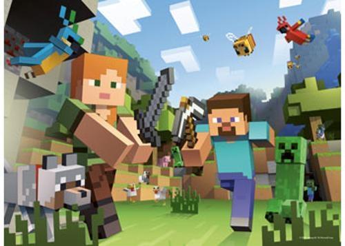 Ravensburger - Minecraft Bumper Pack Puzzle 4x100 Pieces