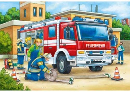 Ravensburger - Police and Firefighters Puzzle 2x12 Pieces