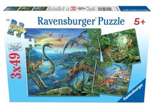 Ravensburger - Dinosaur Fascination Puzzle 3x49 Pieces