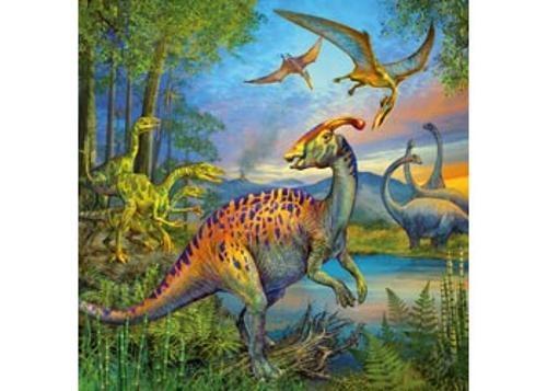Ravensburger - Dinosaur Fascination Puzzle 3x49 Pieces