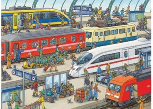 Ravensburger - Railway Station Puzzle 60 Pieces