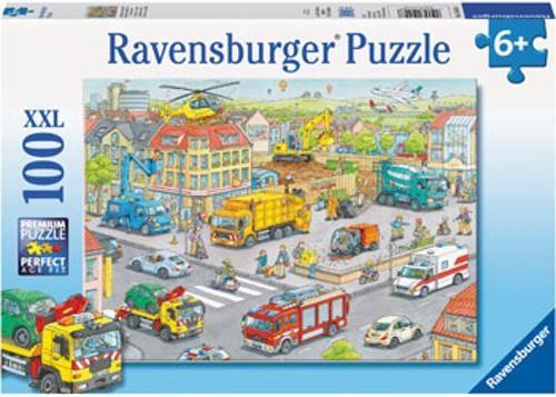 Ravensburger - Vehicles in the City Puzzle 100 Pieces