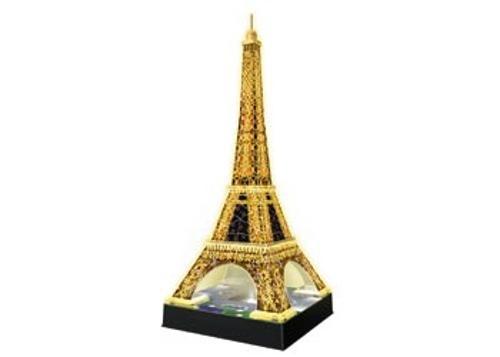 Ravensburger - 3D Puzzle Eiffel Tower by Night 216 Pieces