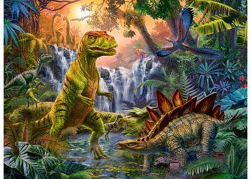 Ravensburger - Dinosaur Oasis Puzzle 100 Pieces