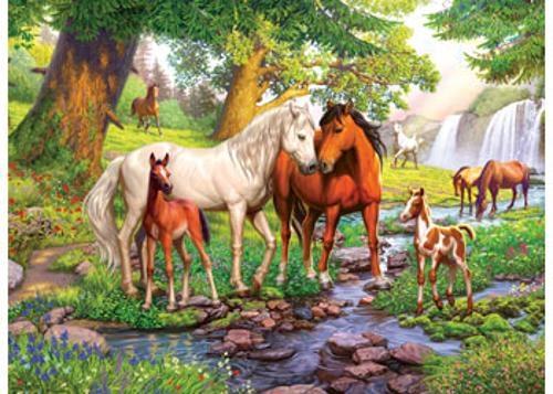 Ravensburger - Horses by the Stream Puzzle 300 Pieces