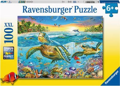 Ravensburger - Swim with Sea Turtles Puzzle 100 Pieces