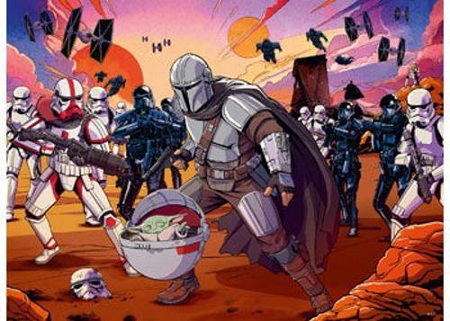 Ravensburger - Disney Star Wars Mandalorian Face-Off 200 Piece