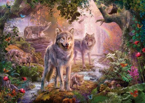 Ravensburger - Summer Wolves Puzzle 1000 Pieces