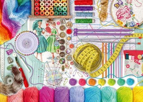 Ravensburger - Needlework Station Puzzle 500 Pieces