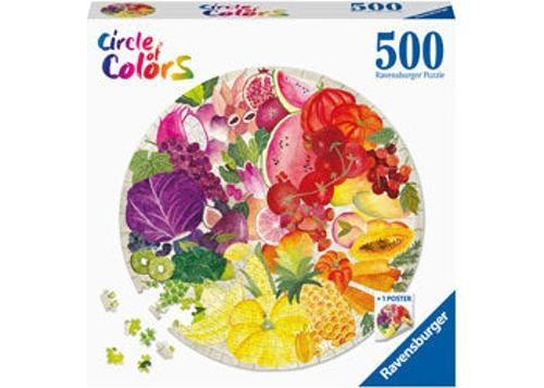 Ravensburger - Fruits & Vegetables Circle Puzzle 500 Pieces