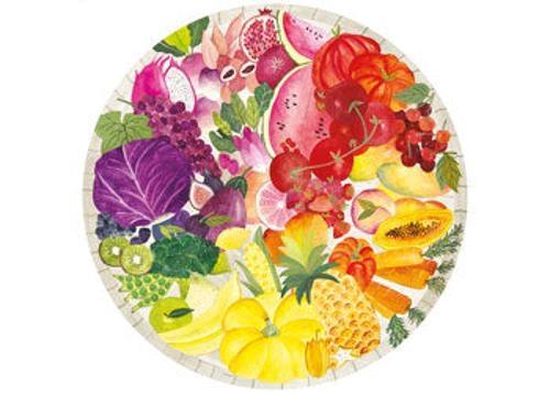 Ravensburger - Fruits & Vegetables Circle Puzzle 500 Pieces