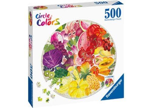 Ravensburger - Fruits & Vegetables Circle Puzzle 500 Pieces